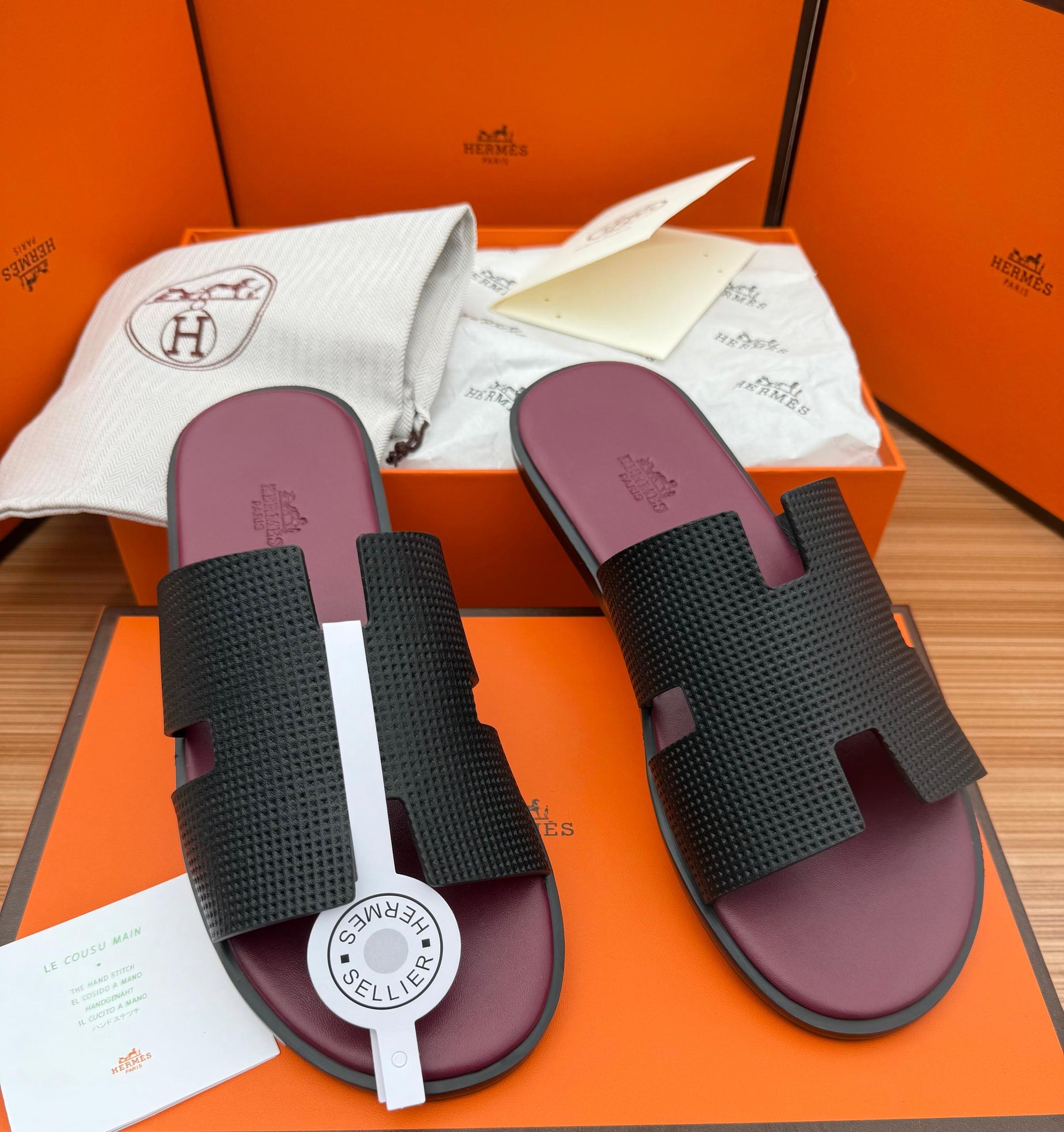 Men Hermes Slippers