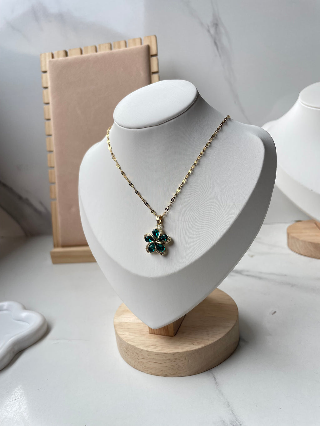 Emerald Bloom Necklace
