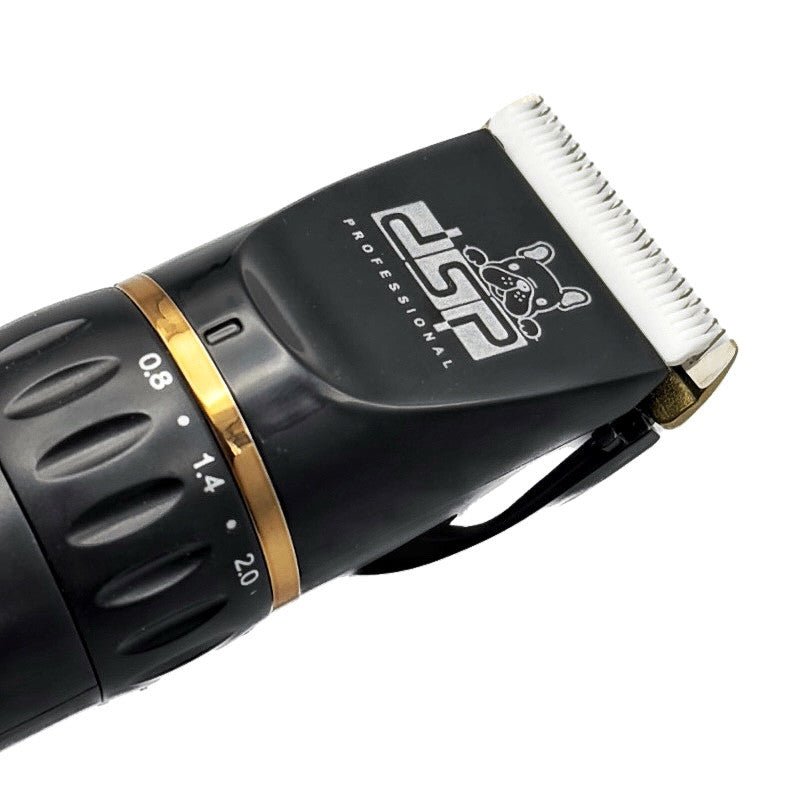 DSP Dog Grooming Clippers – Low Noise, Cordless, Long Battery, Sharp Blades